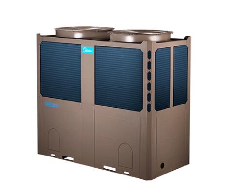 美的風(fēng)冷熱泵模塊機組是以空氣為冷熱源，水作為傳熱介質(zhì)的中央空調機組。該機組可與風(fēng)機盤(pán)管、空調箱等一起組成集中式空氣調節系統，實(shí)現夏季制冷、冬季采暖。